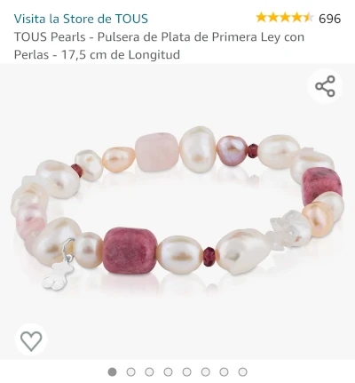 Pulsera Tous Pearls. Amazon España compras