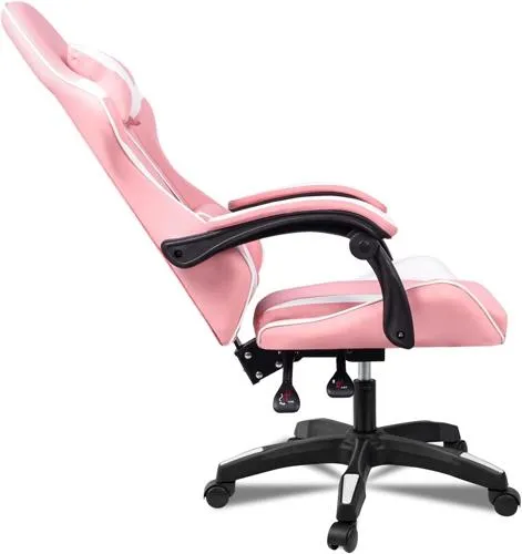 Silla gaming rosa reclinable