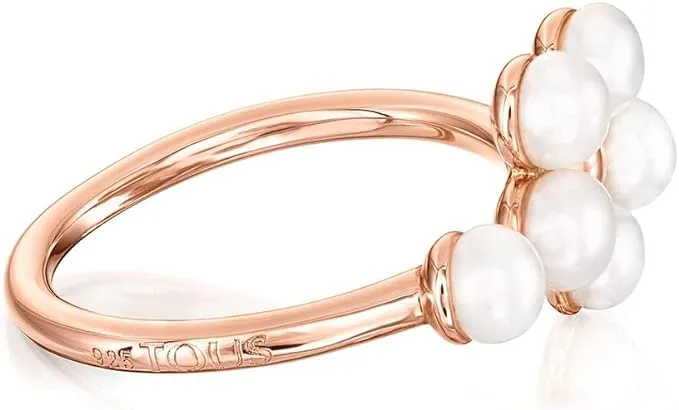 Anillo Tous Real Sisy en plata vermeil