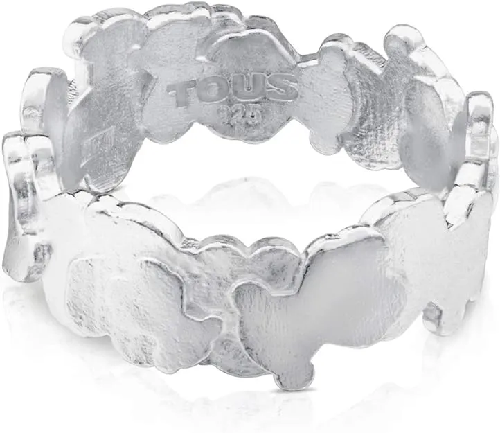 Nuevo anillo osos Tous de plata colección Hill