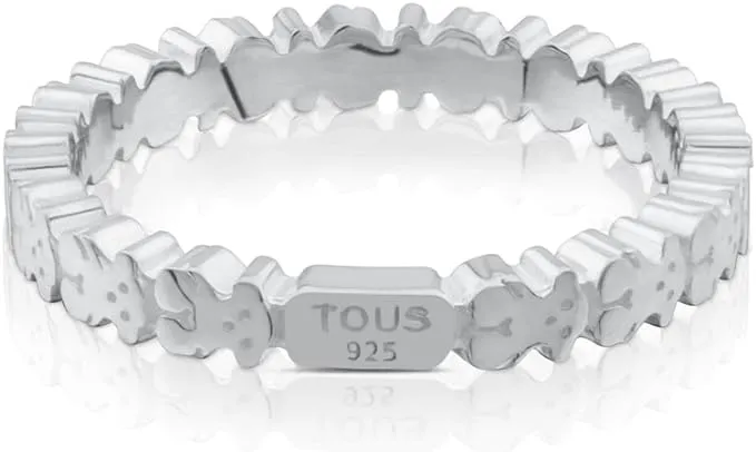 Anillo Tous ositos plata colección Straight