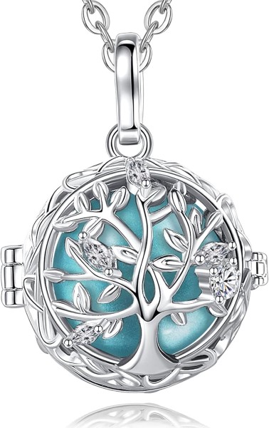 Joya para embaeazadas. Llamador de ángeles árbol de la vida